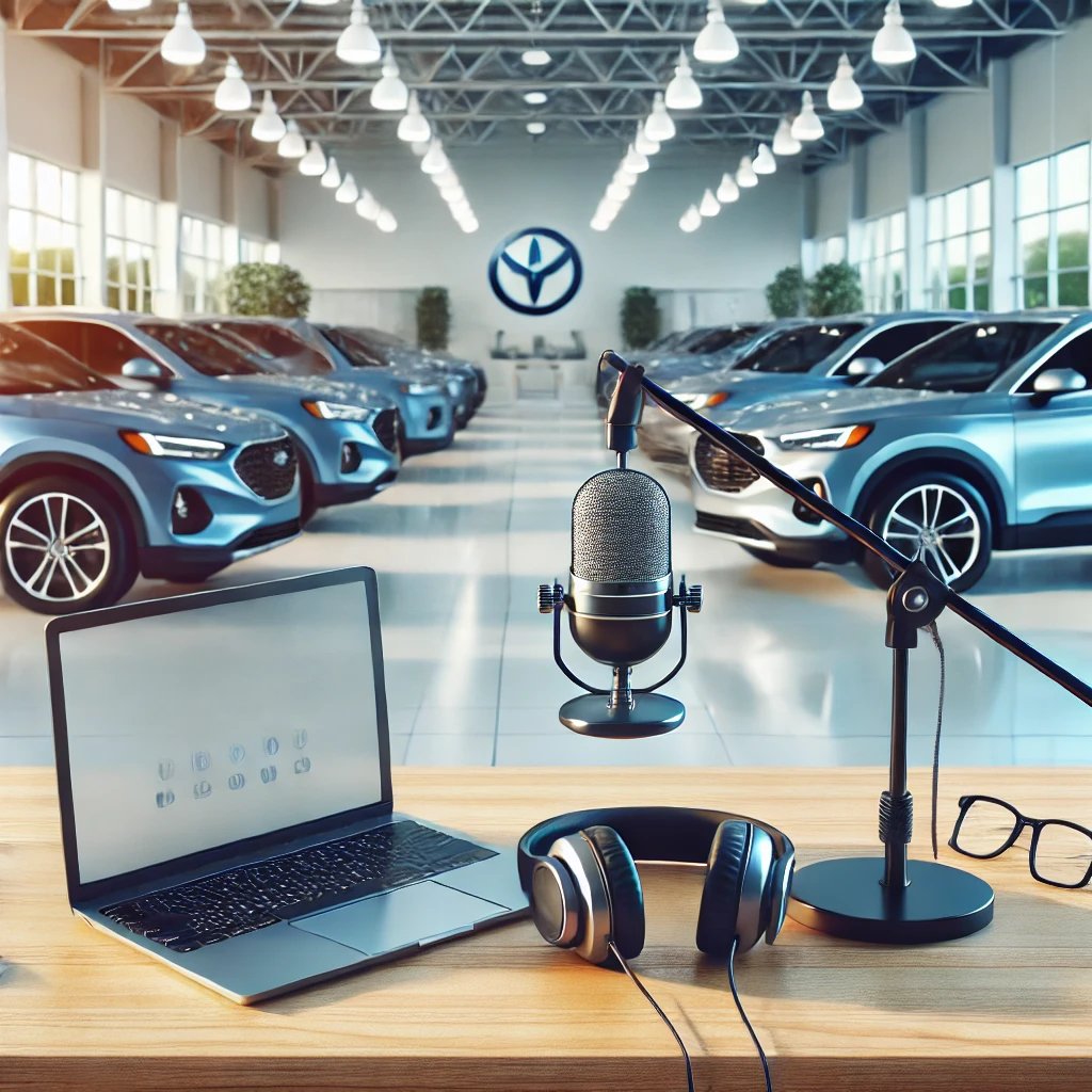 Podcast in Car Dealership